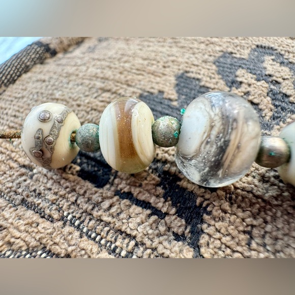 11 Vintage Murano Bead Necklace. - Picture 4 of 13